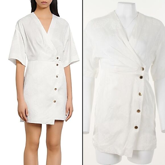 Sandro Dresses & Skirts - Sandro Harpie Wrap-Style Jacquard Dress